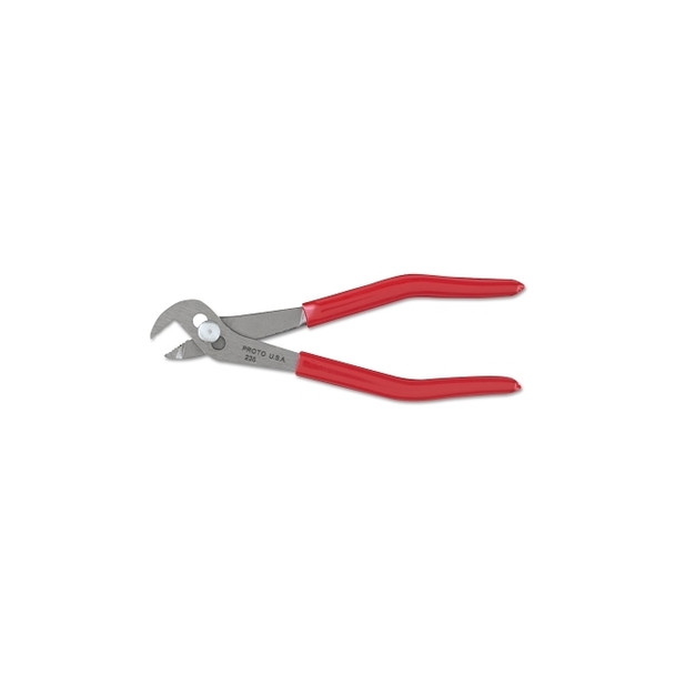 Midget Angle Nose Pliers, 4 1/16 in, Straight, 2 Adj.