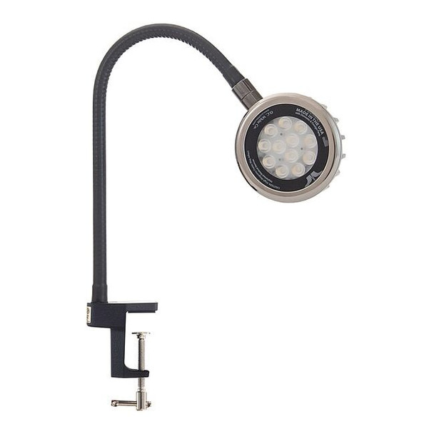 O.C. White Co Spot Light,Gooseneck,18 W,Black LED-CD18-30-120V