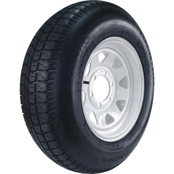 Kenda Loadstar Tire/Wheel Assembly 225/75D LRD Bias 6 Hole Assembly DM225D5D-6CT