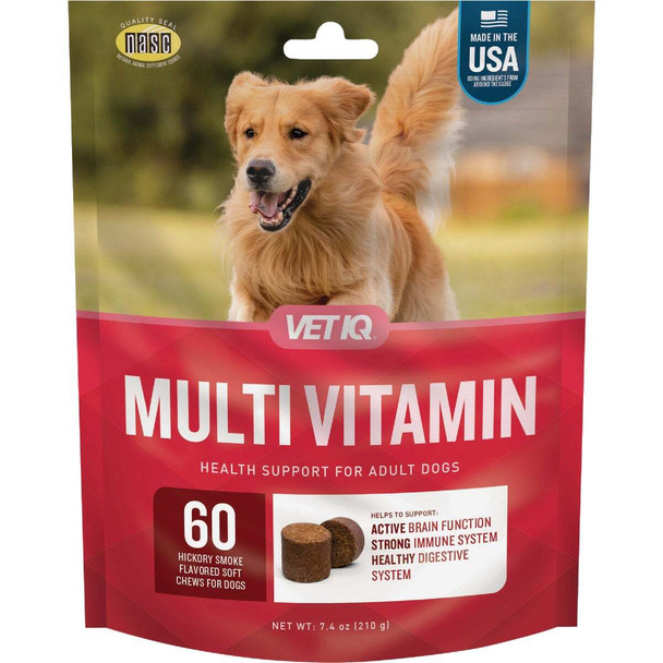 VetIQ 7.4 Oz. Multi Vitamin Dog Chew (60-Pack) 183170