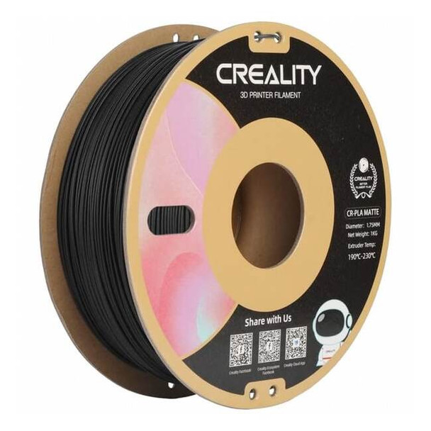 Creality 3D Printer Filament,Black CR-PLA Matte Black