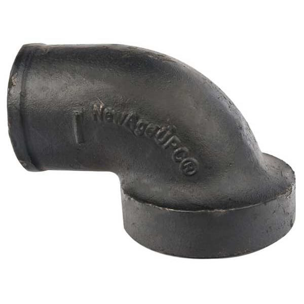 90 Degrees  Elbow Tapped 1/4 Bend, 1-1/2" Pipe, Female Socket, Cast Iron, 0 psi