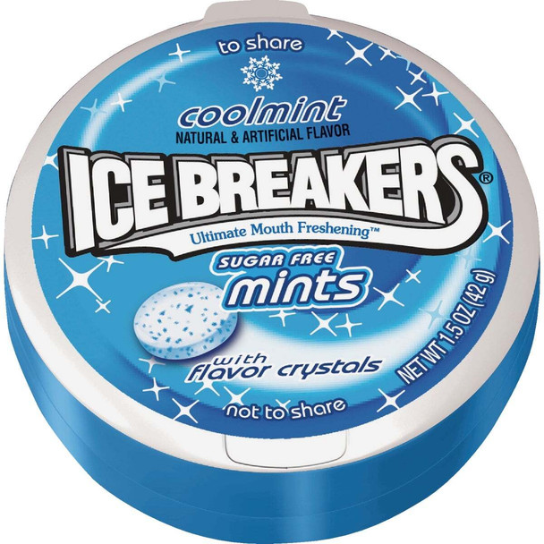Ice Breakers 1.5 Oz. Coolmint Sugar Free Mints HEC72060 Pack of 8