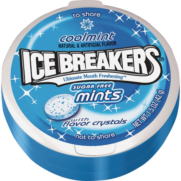 Ice Breakers 1.5 Oz. Coolmint Sugar Free Mints HEC72060 Pack of 8