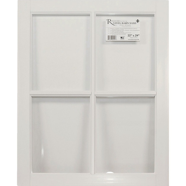 Duo-Crop. Renaissance 20 In. x 25 In. Vinyl Barn Sash 2025BSVX1 Pack of 3