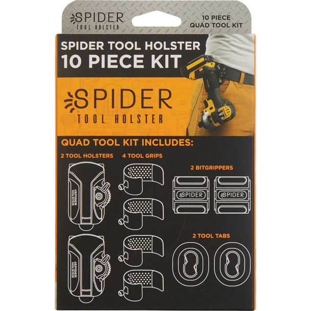 Spider Tool Holster Quad Tool Kit (10-Piece) 5031TH