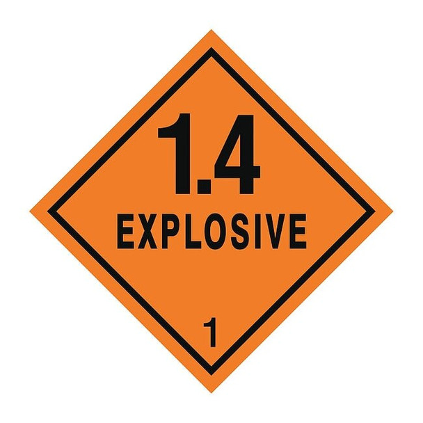 Manufacturer Varies DOT Label,4 In. H,4 In. W,Vinyl,PK250 8EYF6
