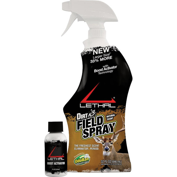 Lethal DirtX3 31 Oz. Field Spray & 1 Oz. Boost Activator Scent Eliminator