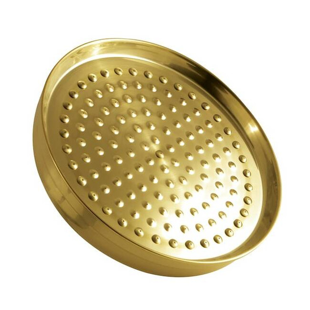 Kingston Brass Shower Head, Brushed Brass, Wall Mount K125A7