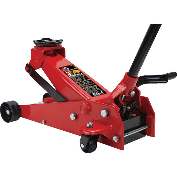 Big Red 3.5-Ton Floor Jack with Foot Pedal T83012