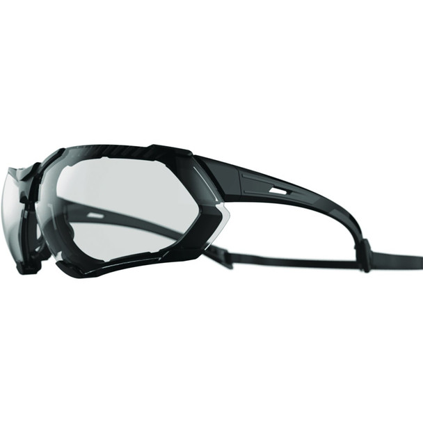 I-Form Helix RVS Black Frame Safety Glasses with Clear Lenses IF410-01