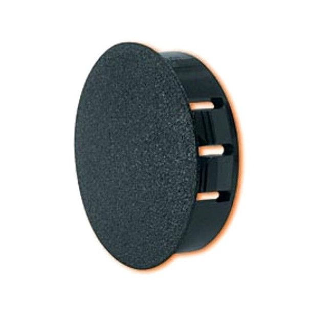 Heyco Dome Plug,Black, Nylon,0.47 in Dia, PK25 2617