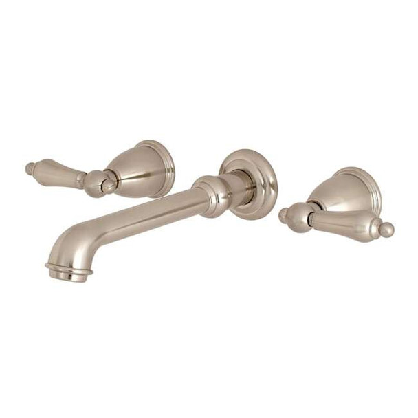 Kingston Brass Roman Tub Faucet, Brushed Nickel, Wall Mount KS7028AL