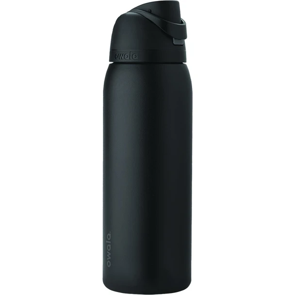 Owala FreeSip 40 Oz. Stainless Steel Insulated Tumbler, Very Very Dark C05495