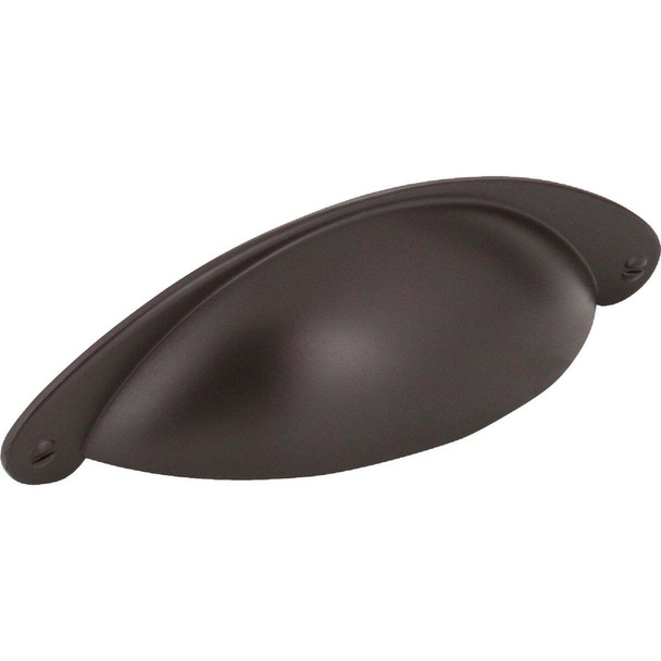 Jeffrey Alexander Lyon 4-15/16 In. Overall Length Dark Bronze Cabinet Cup Pull