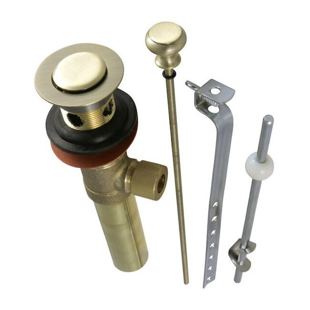Kingston Brass Brass, Bathroom Sink Drain, Pop-Up Drain with Overflow KB2003