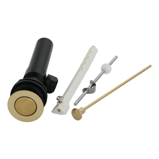 Kingston Brass Brass, Bathroom Sink Drain, Pop-Up Drain with Overflow KP1002