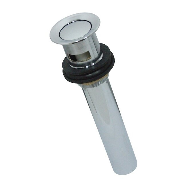 Brass, Bathroom Sink Drain, Push Pop-Up Drain with Overflow