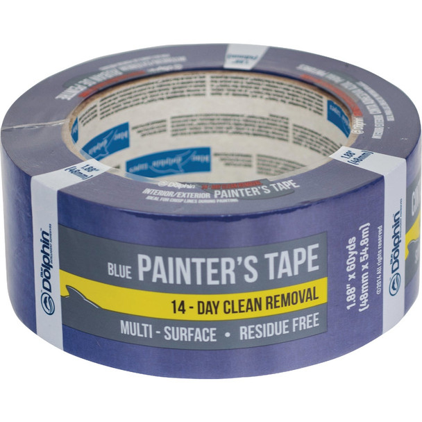Blue Dolphin 1.88 In. x 60 Yd. Blue Painter's Tape TP BDT 0200