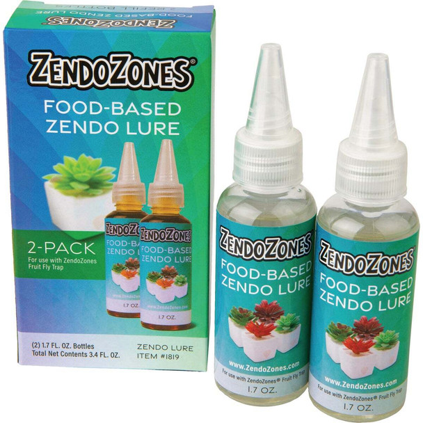 ZendoZones ZendoLure 1.7 Oz. Food-Based Fruit Fly Trap Refill (2-Pack) 1819
