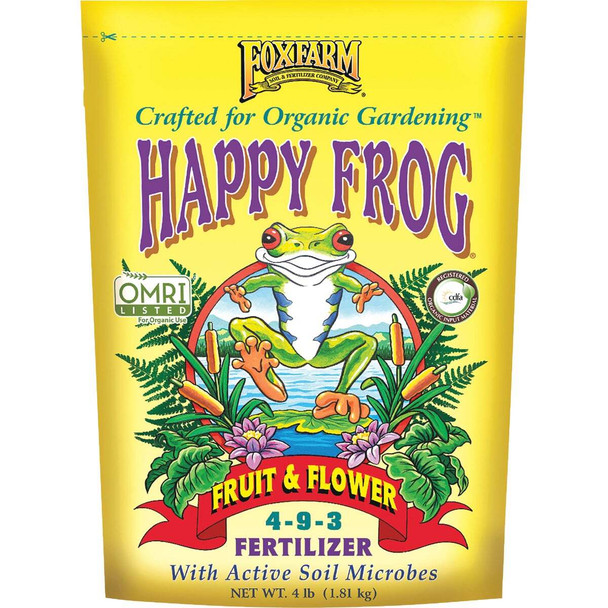 FoxFarm Happy Frog 4 Lb. Fruit & Flower Fertilizer FFFF