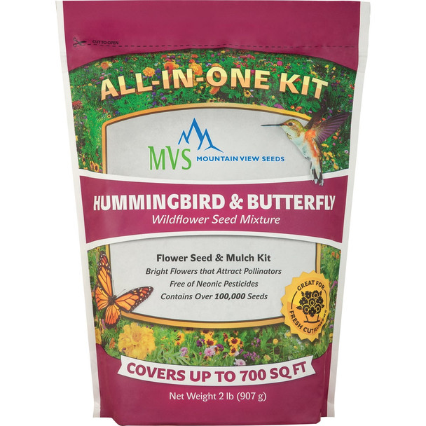 Mountain View Seeds 2#humm&btrfly Flower Mix 100569