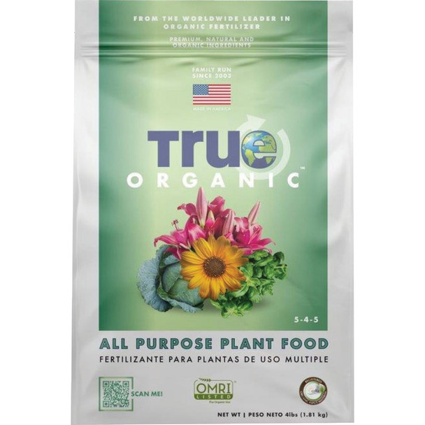True Organic 4 Lb. 5-4-5 All Purpose Dry Plant Food R0001