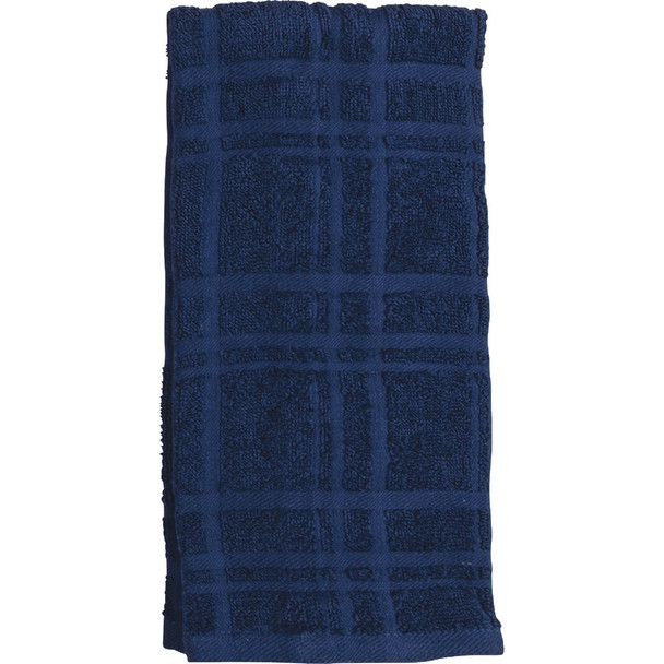 Kay Dee Designs Indigo Solid Terry Kitchen Towel (2-Pack) R6570 Pack of 3