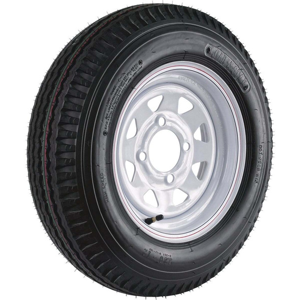 Kenda Loadstar Tire/Wheel Assembly 5.30-12 LRC Bias 4 Hole Assembly DM452C-4C-I
