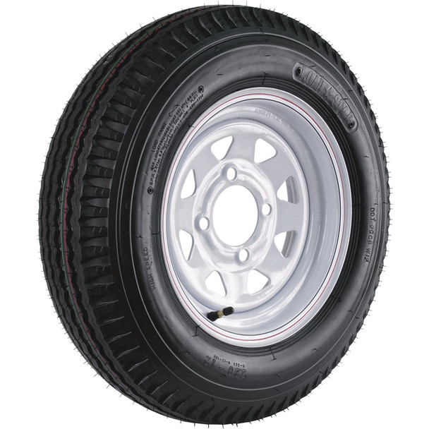 Kenda Loadstar Tire/Wheel Assembly 5.30-12 LRC Bias 4 Hole Assembly DM452C-4C-I
