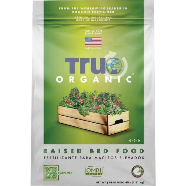 True Organic 4 Lb. 6-3-6 Raised Bed Dry Plant Food R0012