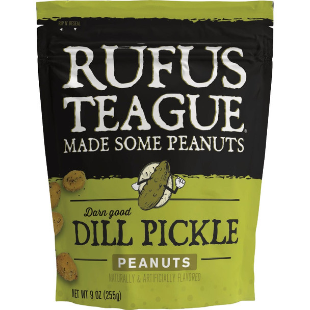 Rufus Teague 9 Oz. Dill Pickle Peanuts 1707 Pack of 12