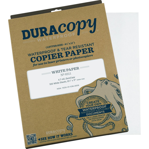 Dura Copy 100sh 8.5x11 Wtrpf Paper 6511