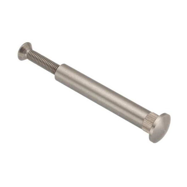 Arch Barrel, #10-32, 2 in Brl Lg, 5/16 in Brl Dia, Stainless Steel Plain