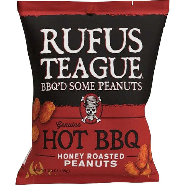 Rufus Teague 3 Oz. Hot BBQ Honey Roasted Peanuts 1712