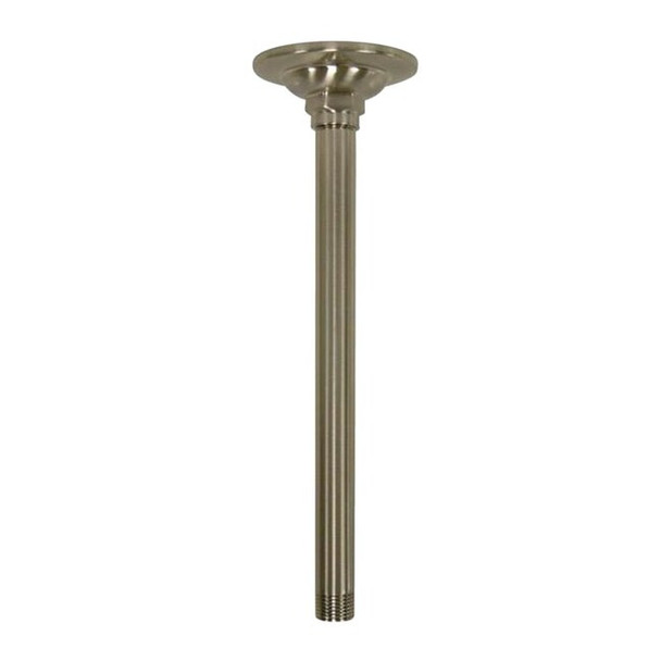 Kingston Brass Shower Arms and Flange Brushed Nickel, Ceiling Mount K210A8