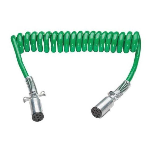 Globetech Manufacturing ABS,Coil Electric,7Way,12 Lead,15ft.,Grn GT3301