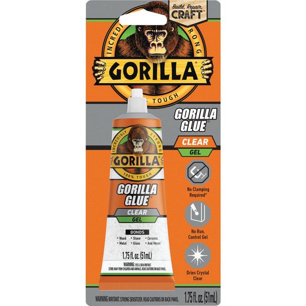Gorilla 1.75 Oz. Clear Gel Glue 113455