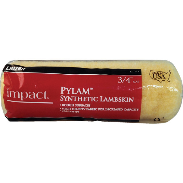 Linzer Impact 9 In. x 3/4 In. Pylam Synthetic Lambskin Roller Cover RC 145 0900