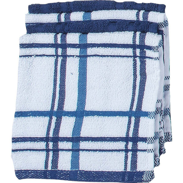 Kay Dee Designs Indigo Dish Cloth Set (4-Piece) R6579 Pack of 3