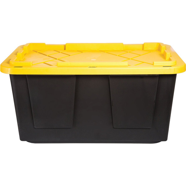 Durabilt 27 Gal. Black/Yellow Tote 4427BKYL.36