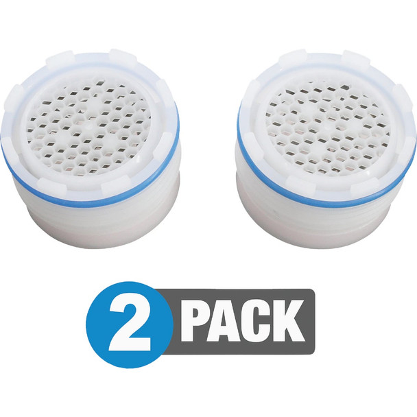 Danco WaterSense 1.2 GPM Tiny Hidden Faucet Aerator Insert (2-Pack) 9D00012070