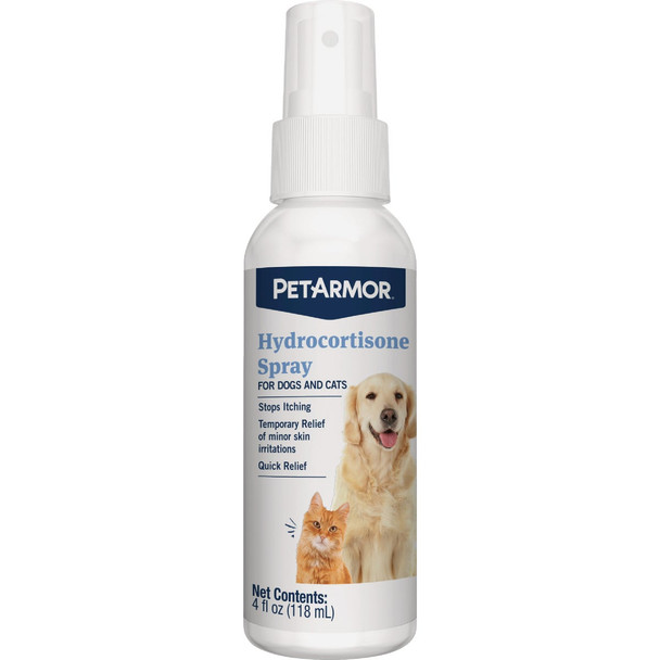 PetArmor 4 Oz. Hydrocortisone Spray for Dogs & Cats 183110
