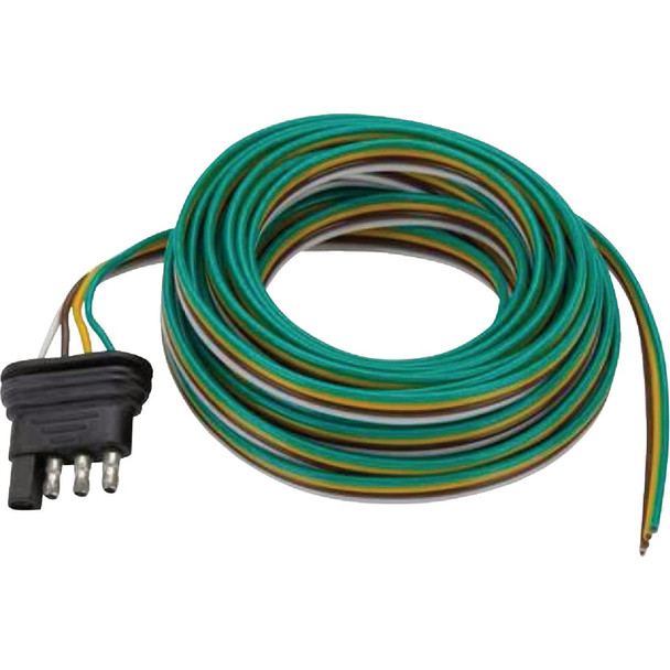 TowSmart 21 Ft. 18 Ga. 4-Way Flat Trailer Wiring Connector 1482
