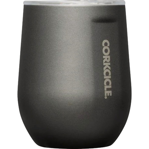Corkcicle 12 Oz. Stemless Wine Glass in Ceramic Slate 2312ECS Pack of 2