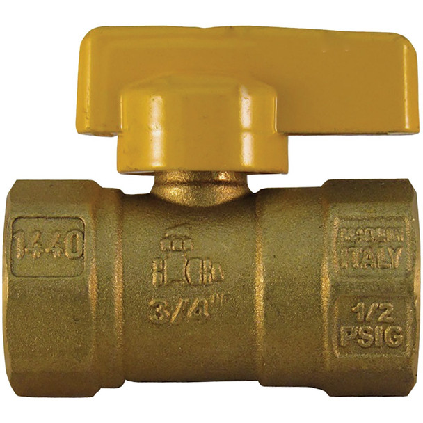 Pro-Flex CSST 3/4 In. FIP x 3/4 In. FIP (1 Piece) - Gas Valve PFGVO-F34C
