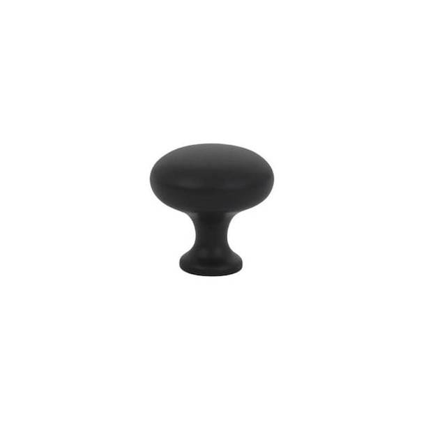 Emtek Flat Black Knobs 86014US19 86014US19