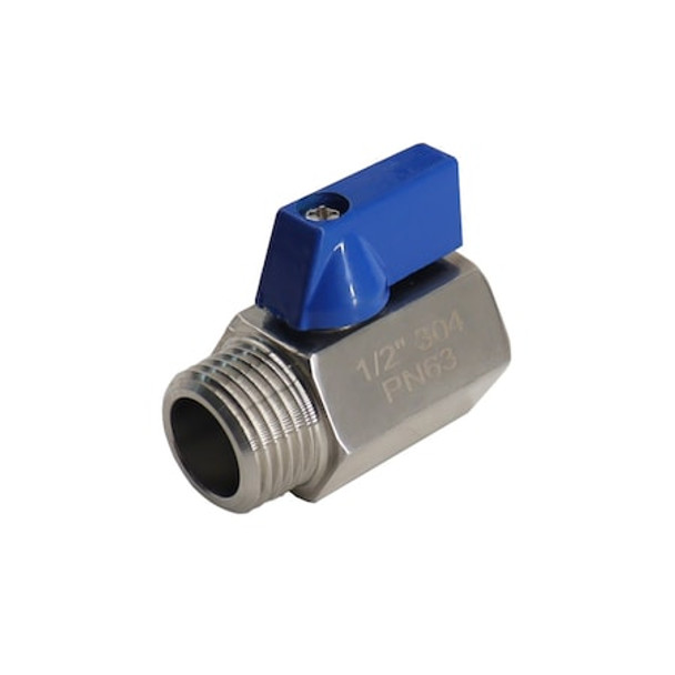 Manufacturer Varies Manual 2-Way Ball Valve,NPT,316 SS 06Q103N04010