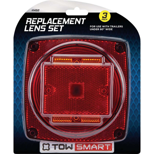 TowSmart Trailer Replacement Lenses (3-Pack) 1452