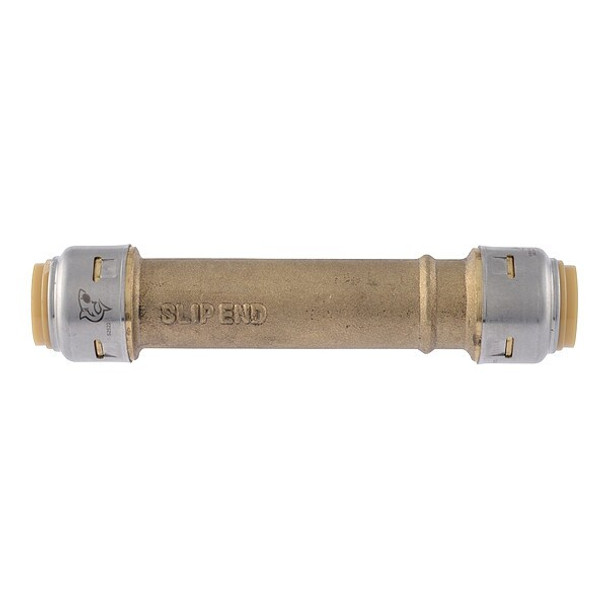Sharkbite Max Adapter,Brass,1/2 in Size A Pipe Size UR3008